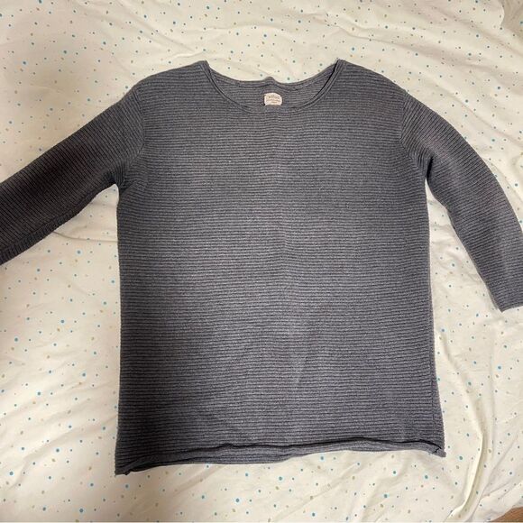 Aritzia Wilfred Blanchard Silk & Cashmere Grey Ribbed Sweater Size XS - Picture 12 of 16